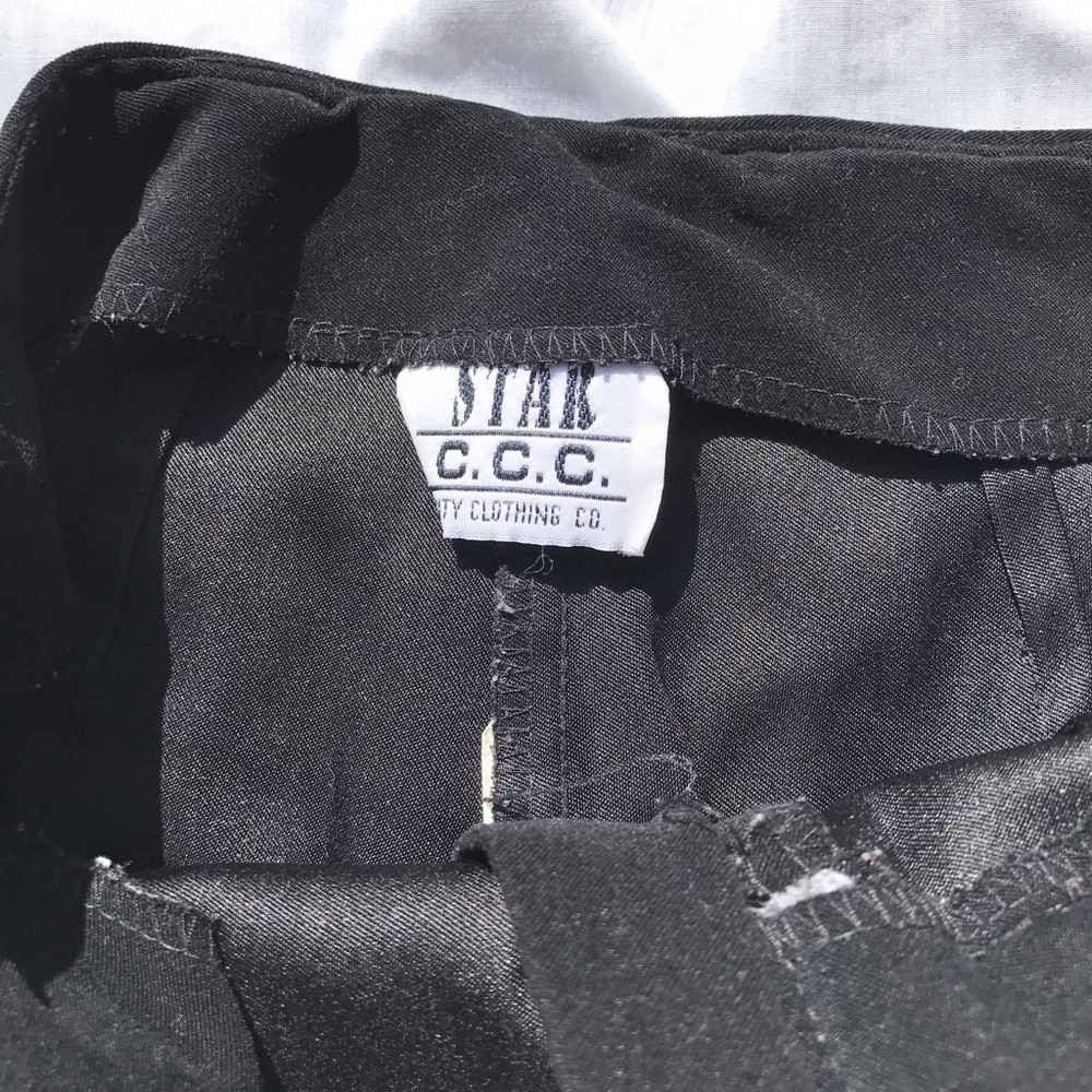 BLACK velour pants - Picture 3 of 6